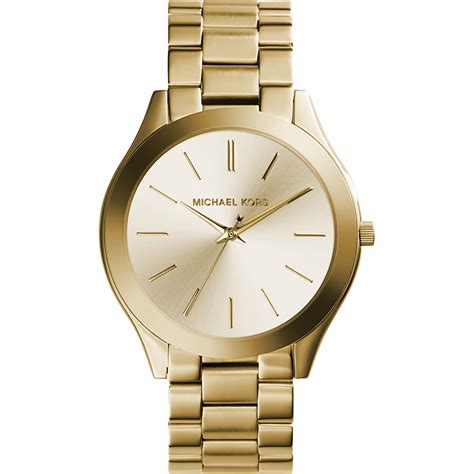 michael kors slim runway rot|Michael Kors oversized watch.